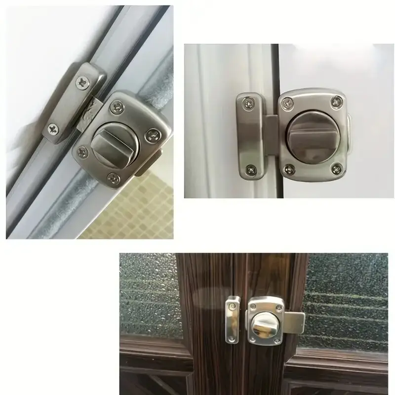 Safety Door Lock Bathroom Wardrobe Door Rotating Twist Barrel Lock Door Latch - image 5 | Free standard UK delivery included | Discount Quality Products