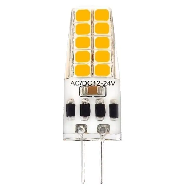2x 2W G4 Dimmable LED Capsule 3000K Warm White 12V-24V Bulb Halogen Replacement