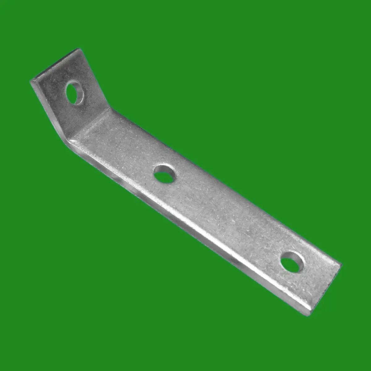 10x 60mm x 15mm, 130 Degree Angle Asymmetric Steel Corner Braces, 3 Hole Bracket