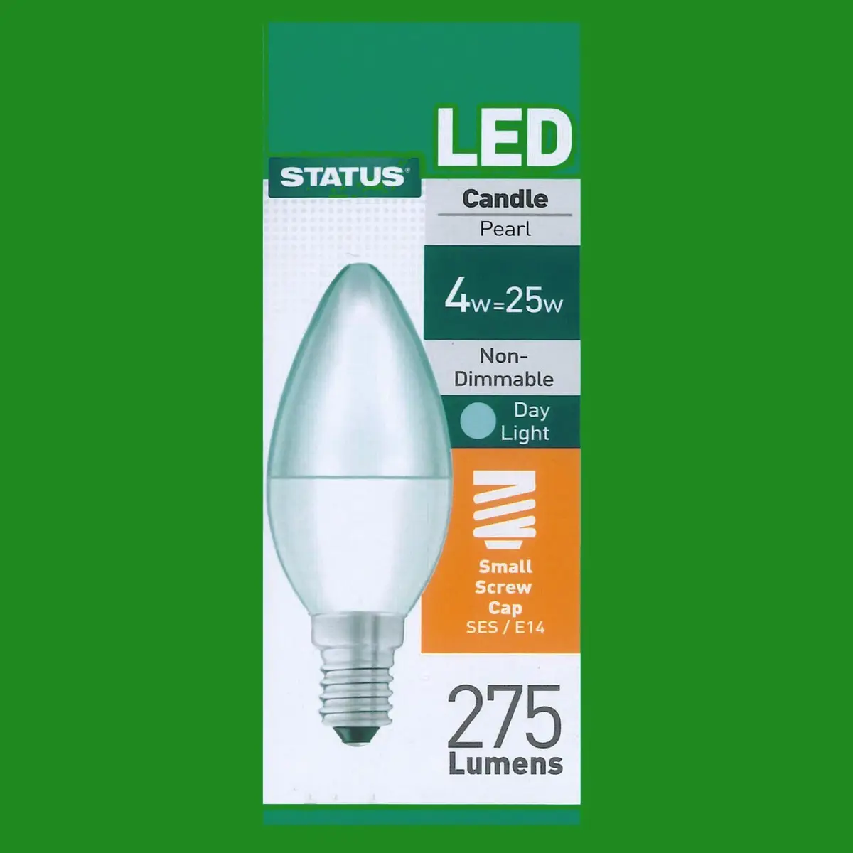 8x 4W (=25W) LED Candle Pearl Day Light 6500k SES E14 Small Edison Screw Bulb - image 3 | Free standard UK delivery included | Discount Quality Products
