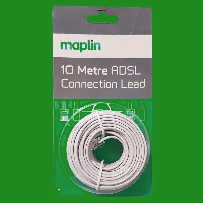 Maplin 10 Meter ADSL Broadband Connection Lead