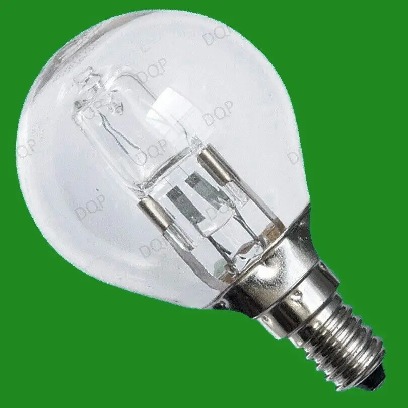 10x 42W =60W WATT CLEAR DIMMABLE HALOGEN GOLF ENERGY SAVING LIGHT BULBS SES E14