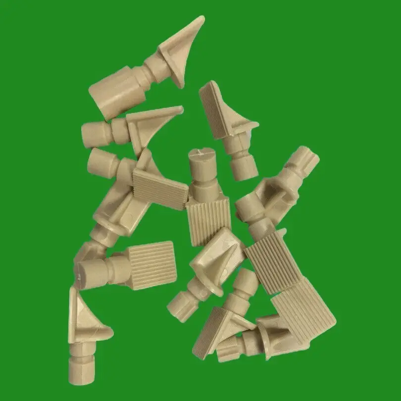 12x 20mm Push & Twist Locking Beige Plastic Shelf Support Pins Pegs Studs - image 2 | Free standard UK delivery included | Discount Quality Products