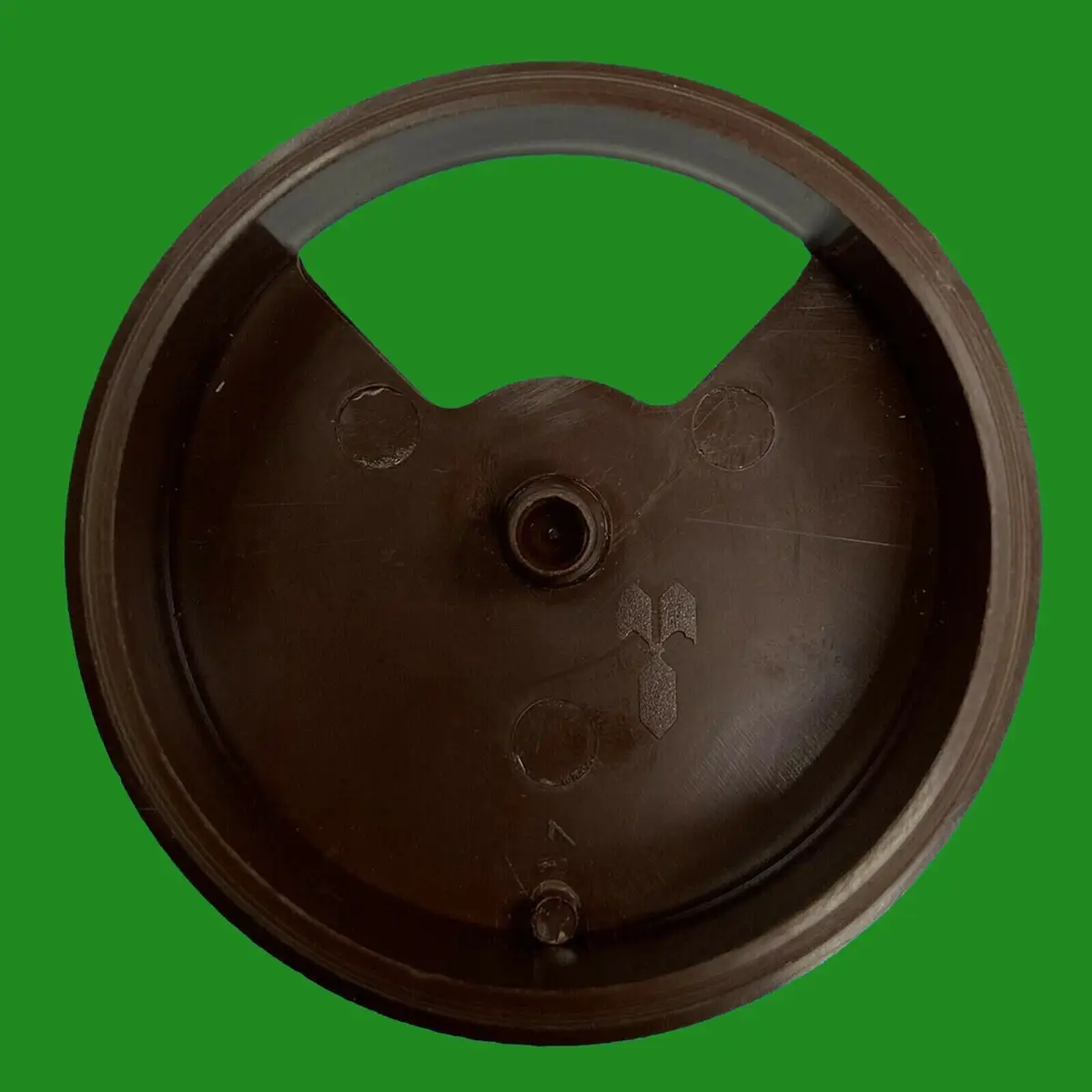 4x Brown 60mm Computer Desk Plastic Cable Grommet, Surface Wire Hole Cover - image 2 | Free standard UK delivery included | Discount Quality Products