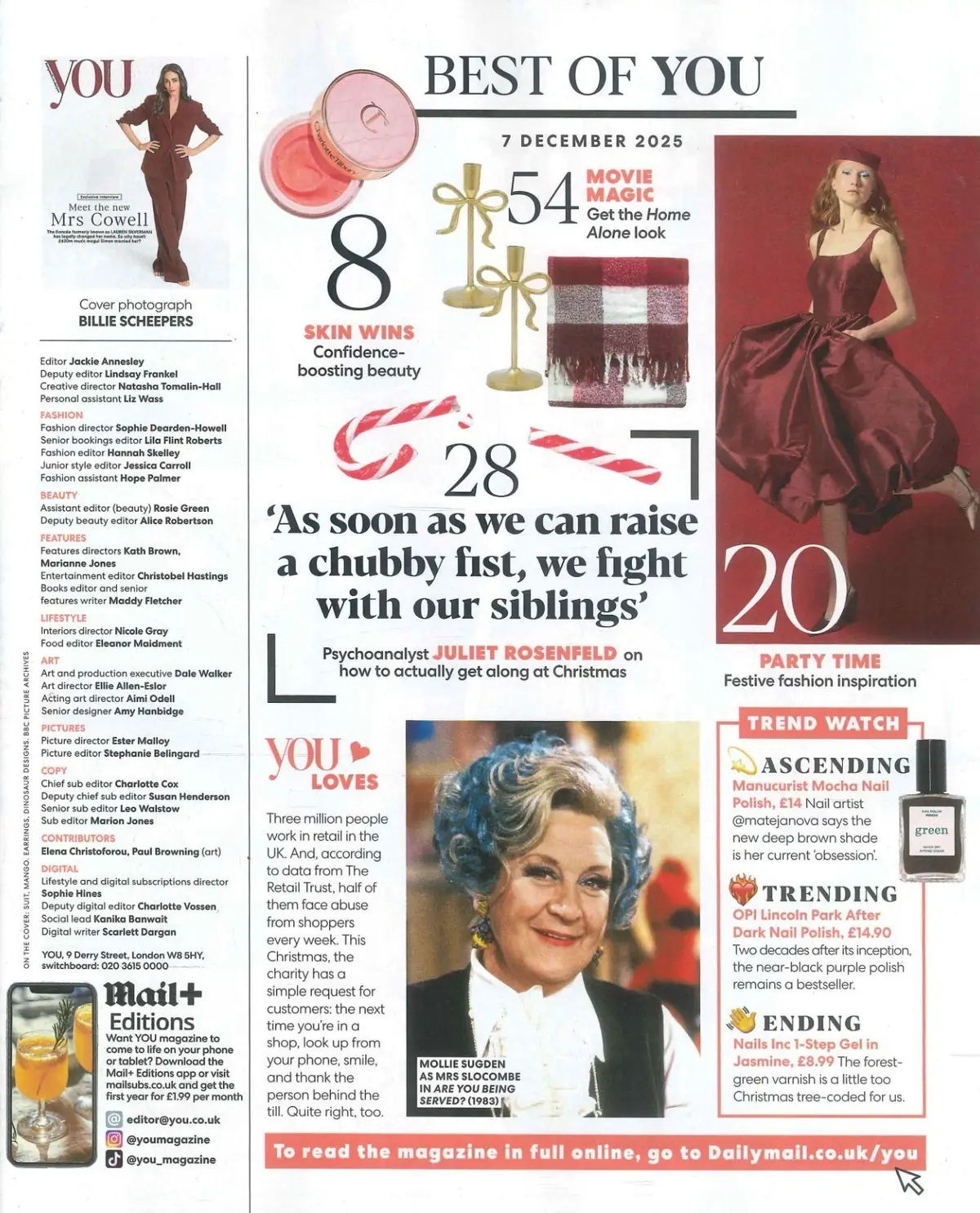 You Magazine: Lauren Silverman, Simon Cowell's Fiancée, Xmas, Fashion, 7.12.25 - image 3 | Free standard UK delivery included | Discount Quality Products