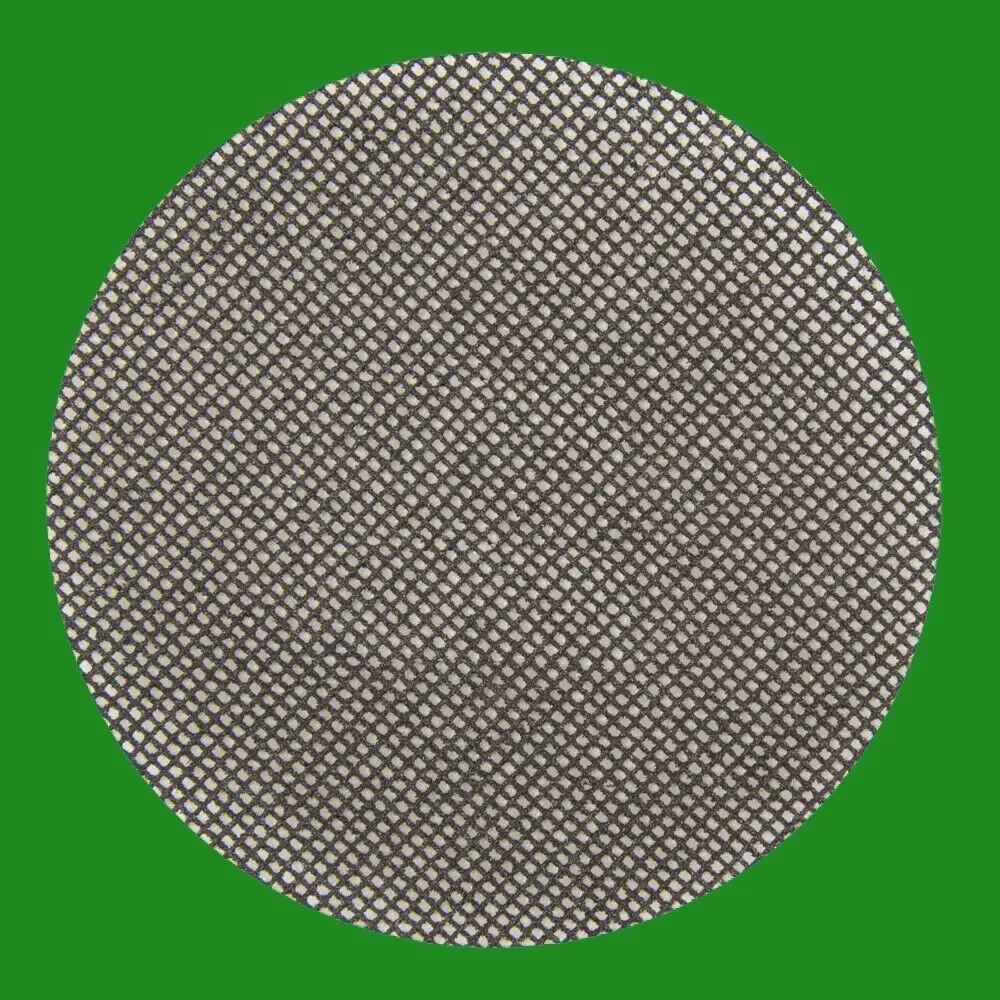 10x Hook Loop Mesh Discs, 115mm Diameter, 80 Grit, Silicone Carbide Coated