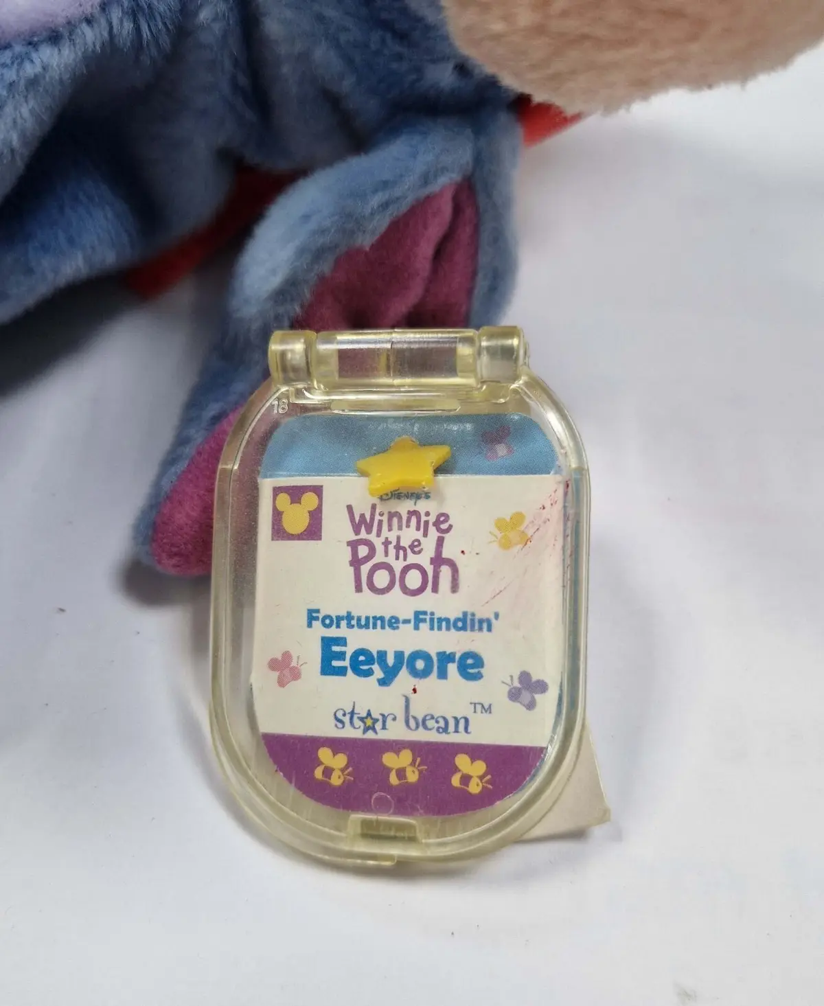 Disney Star Bean Vintage Winnie The Pooh Fortune-Findin' Eeyore 6" Plush Toy - image 3 | Free standard UK delivery included | Discount Quality Products
