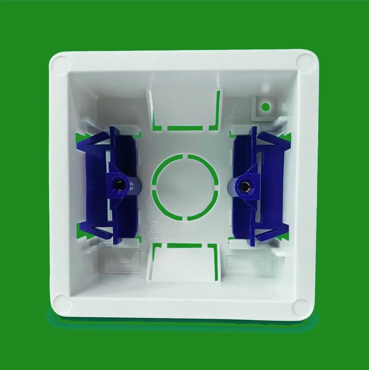 35mm Deep 1 Gang Dry Lining Plasterboard Cavity Wall Socket Back Box Electrical - image 2 | Free standard UK delivery included | Discount Quality Products