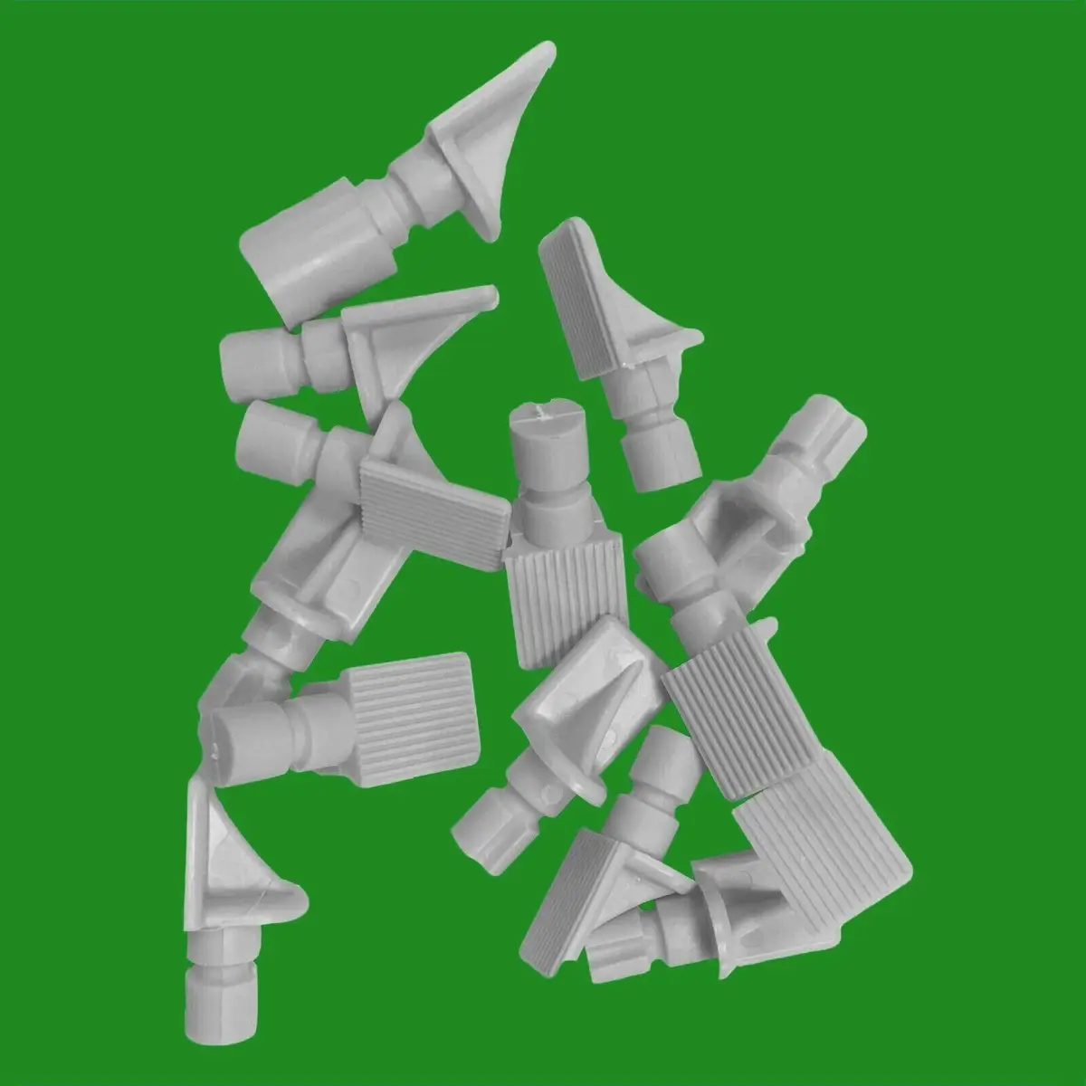 12x 20mm Push & Twist Locking White Plastic Shelf Support Pins Pegs Studs - image 2 | Free standard UK delivery included | Discount Quality Products
