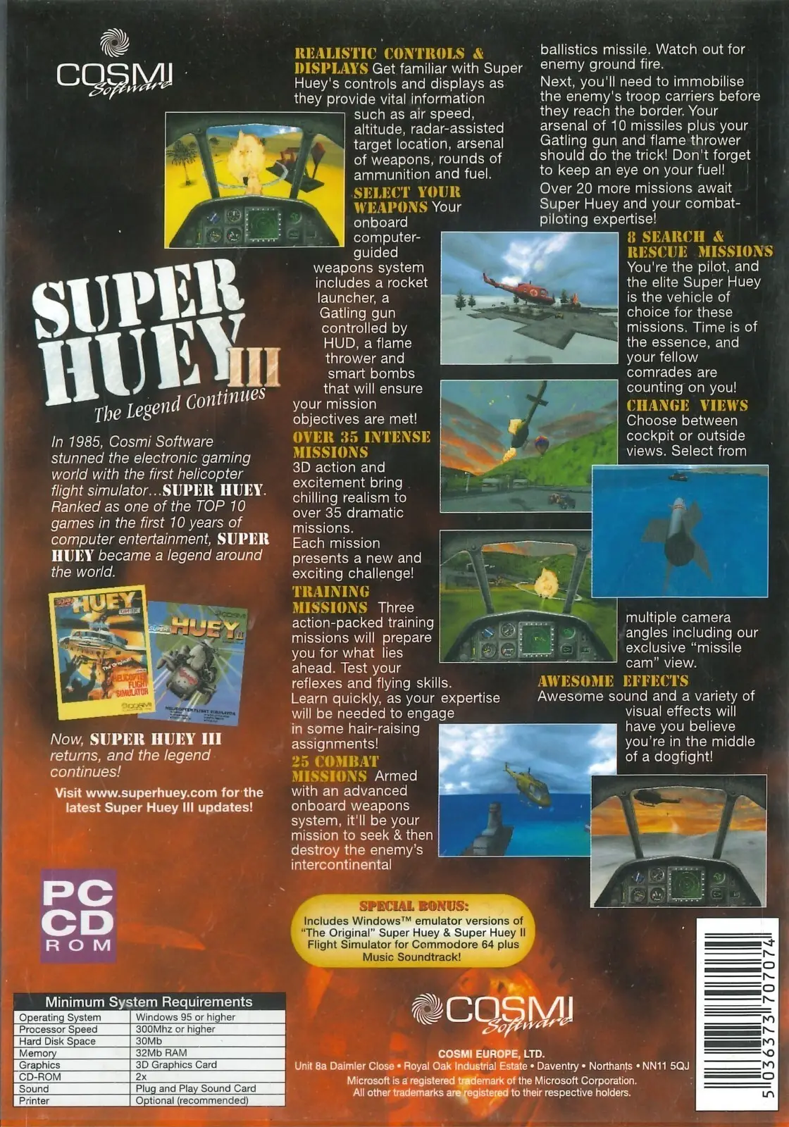 Super Huey III PC CD-ROM for Windows - image 2 | Free standard UK delivery included | Discount Quality Products