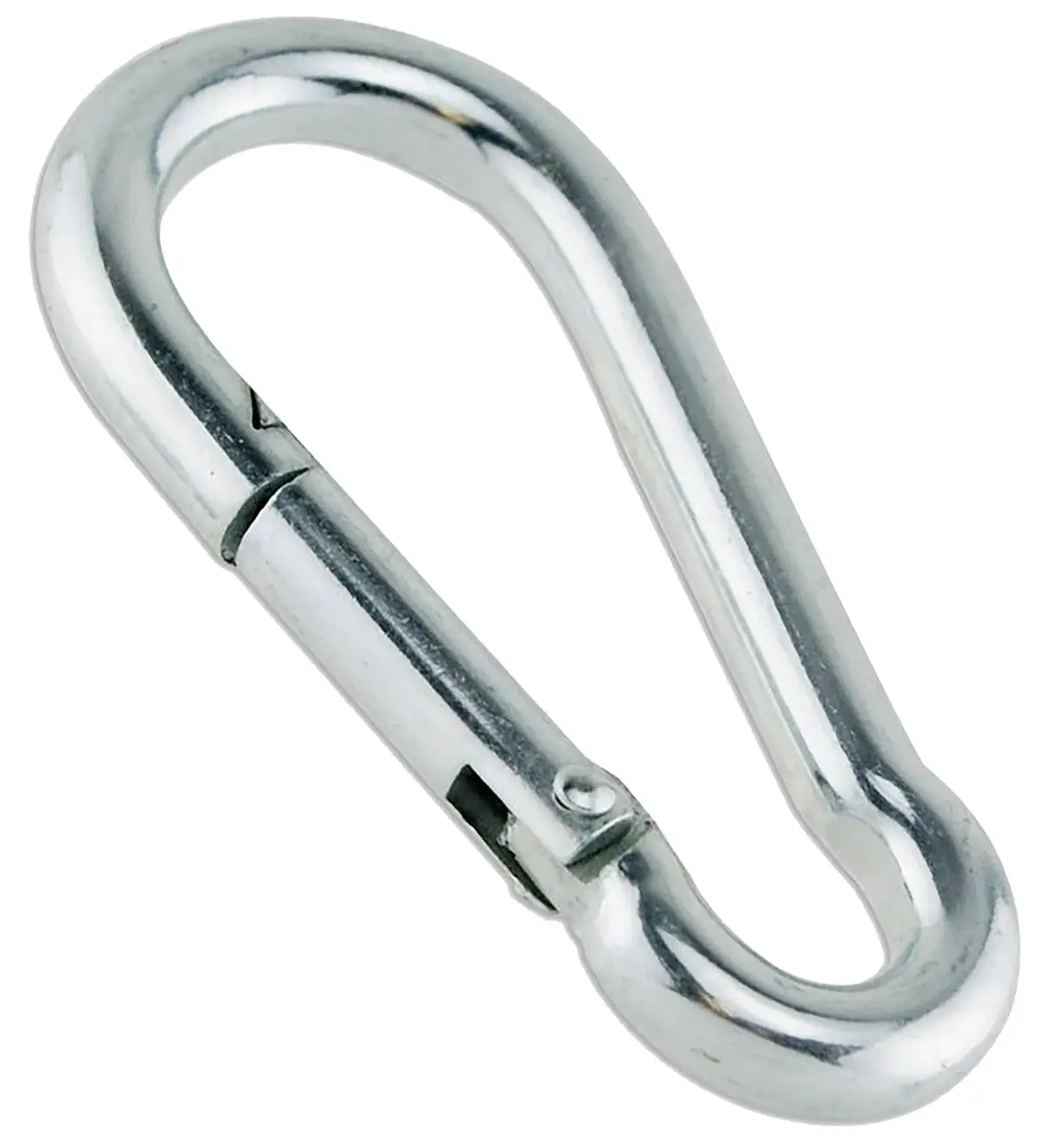 5x 6mm x 60mm 120kg Load Carabiner Clips Hooks Heavy Duty Spring Snap, Climbing