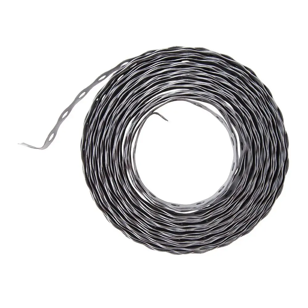 1x 17mm x 10m All Purpose Galvanised Steel Fixing Band Perforated Strapping Reel - image 2 | Free standard UK delivery included | Discount Quality Products