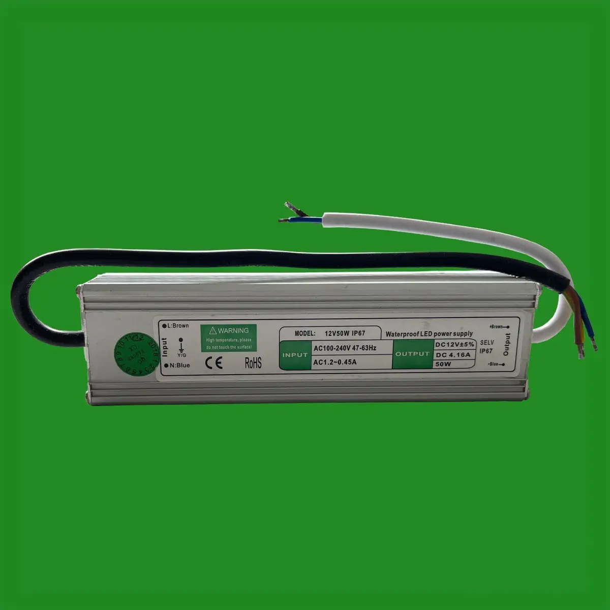 50W 12V IP67 Waterproof Outdoor Transformer LED Driver Power Supply MR16 CCTV - image 4 | Free standard UK delivery included | Discount Quality Products
