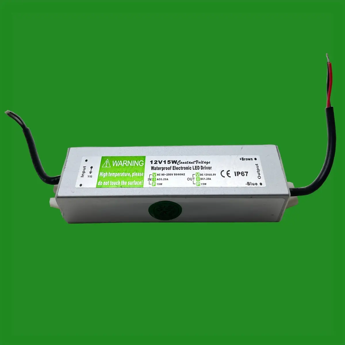 15W 12V IP67 Waterproof Outdoor Transformer LED Driver Power Supply MR16 CCTV - image 2 | Free standard UK delivery included | Discount Quality Products