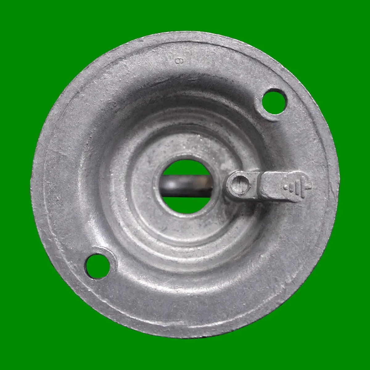 4x Robust Satin Anodised Steel Circular Ceiling Hook Plate Industrial Light Lamp - image 2 | Free standard UK delivery included | Discount Quality Products