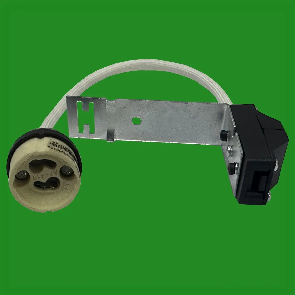 12x GU10 Ceramic Lamp Holder Socket Downlight, L Bracket &amp; Junction Box Bridge