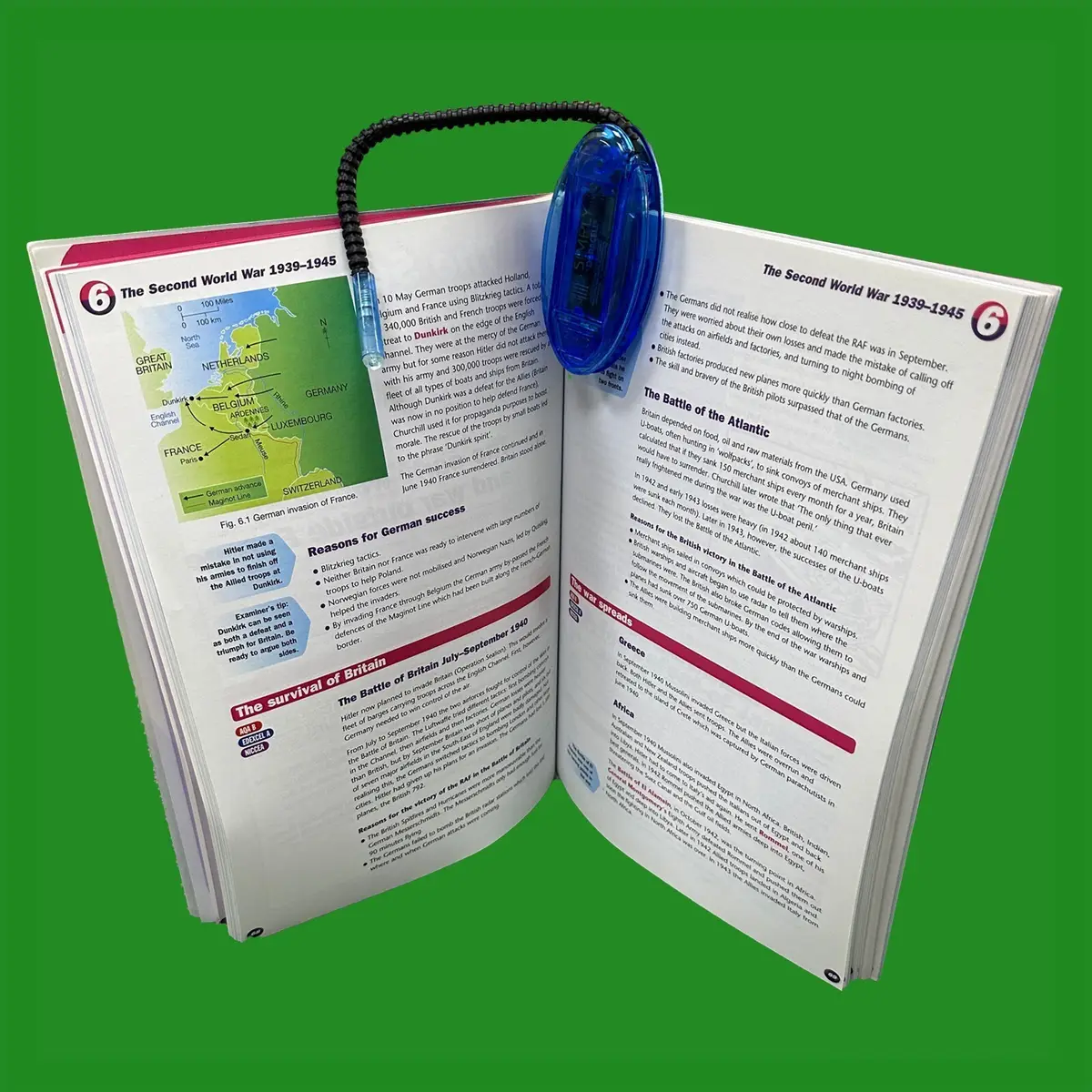 Portable Flexible LED Reading Book Travel Light Adjustable Arm Mini Clip On Lamp - image 2 | Free standard UK delivery included | Discount Quality Products