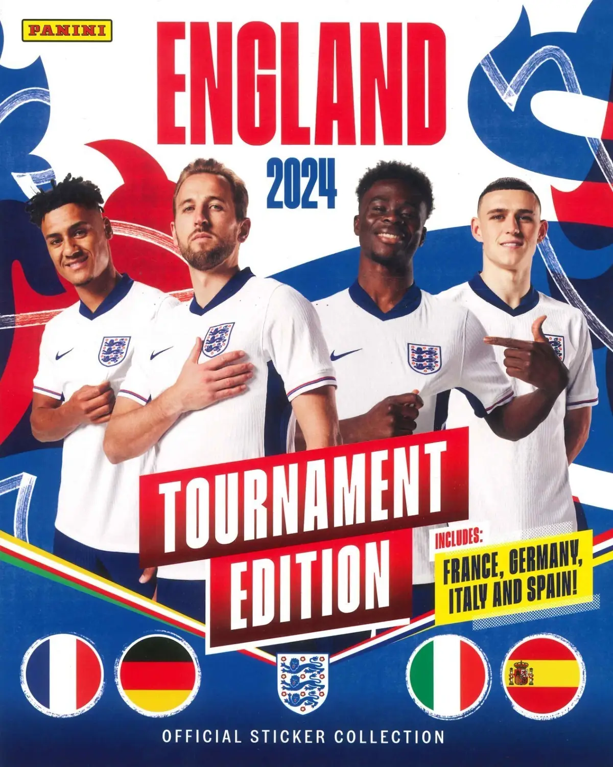 Panini Official Sticker Album, Football, Soccer, England 2024 Tournament Edition