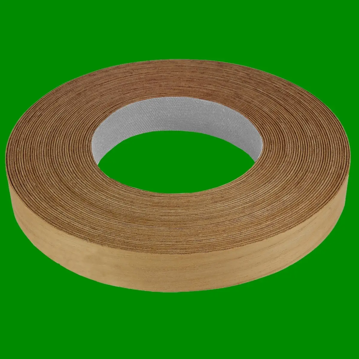 10m 22mm Teak Pre-Glued Iron-On Melamine Worktop Edge Tape Edging Banding Strip