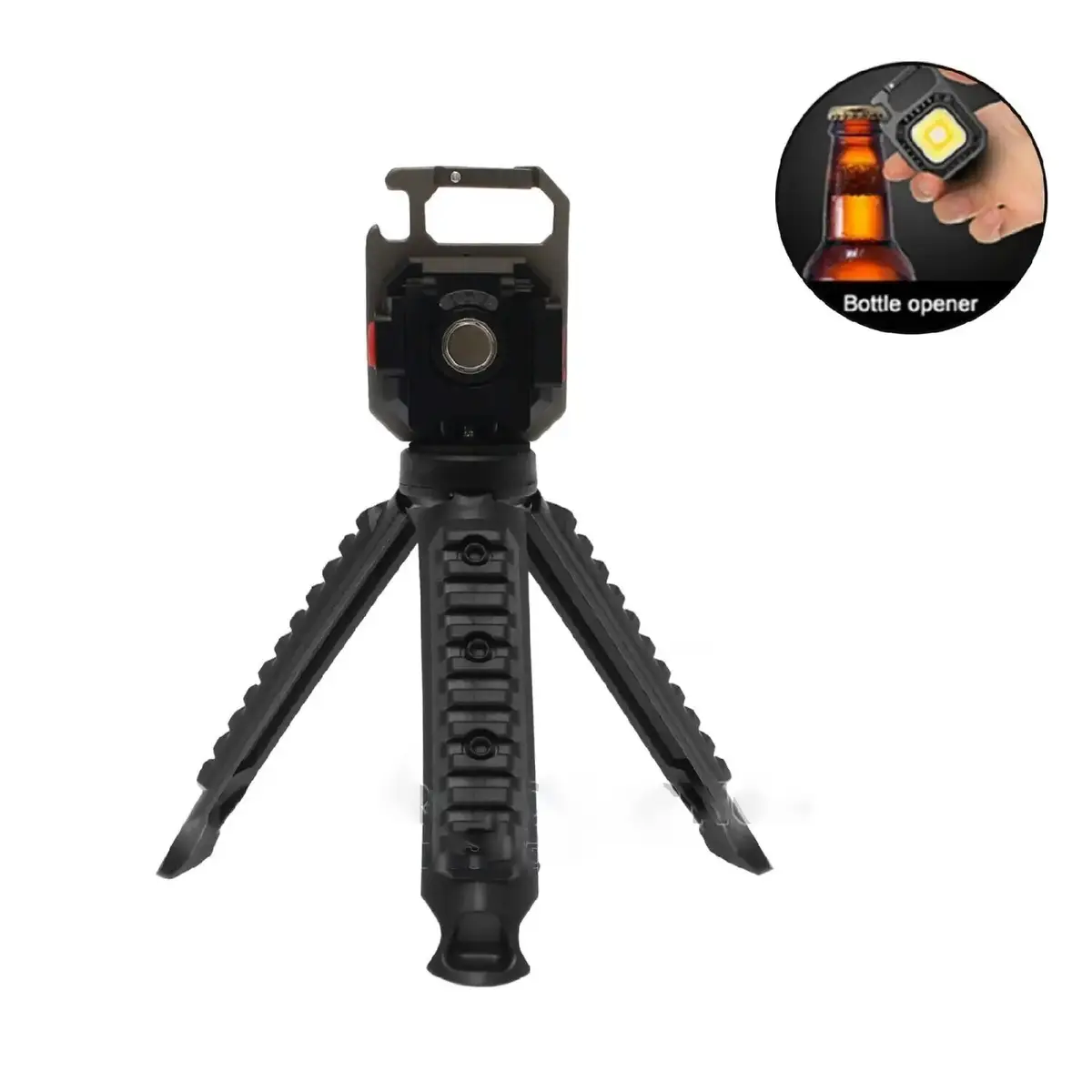 Mini Led Flashlight Portable Keychain Light & Stand Bright 7 Modes Camping Torch - image 5 | Free standard UK delivery included | Discount Quality Products