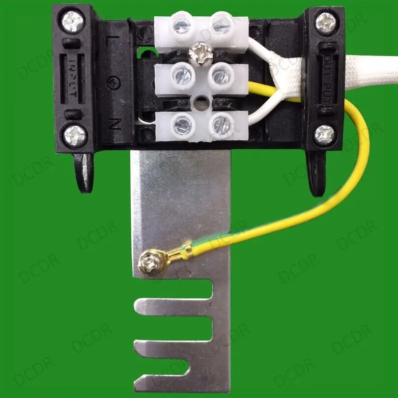 4x GU10 Ceramic Socket Lamp Holder Downlight Fitting With Bridge & 200mm Cable - image 5 | Free standard UK delivery included | Discount Quality Products