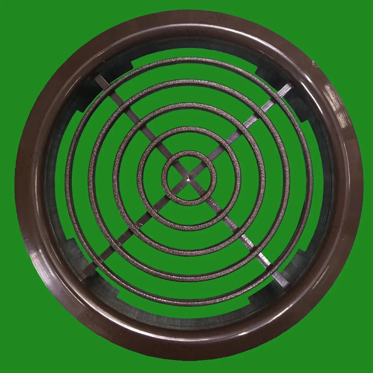 Brown Vivarium Reptile Push Fit Circle Air Vent, 110mm Width, 100mm Hole - image 2 | Free standard UK delivery included | Discount Quality Products