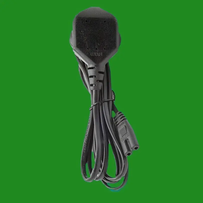Maplin 2m Black Power Lead / Mains Cable Figure of 8 IEC C7 Connector 3 Pin Plug - image 2 | Free standard UK delivery included | Discount Quality Products