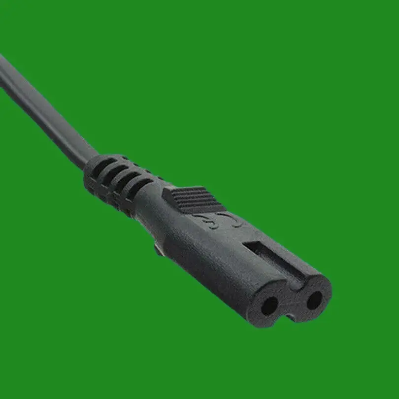 Maplin 2m Black Power Lead / Mains Cable Figure of 8 IEC C7 Connector 3 Pin Plug - image 4 | Free standard UK delivery included | Discount Quality Products
