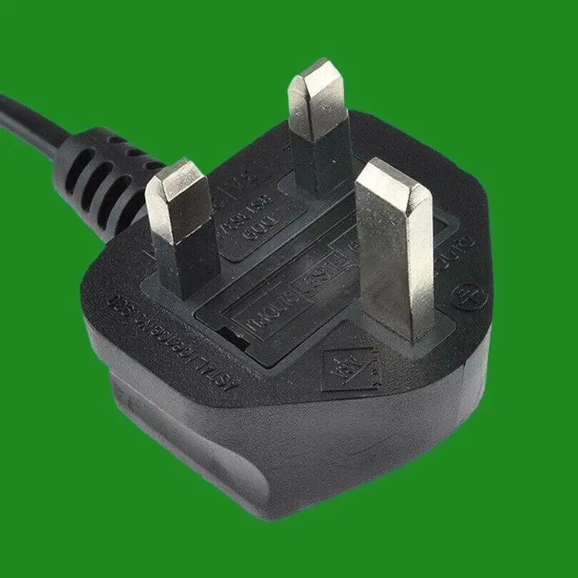 Maplin 2m Black Power Lead / Mains Cable Figure of 8 IEC C7 Connector 3 Pin Plug - image 5 | Free standard UK delivery included | Discount Quality Products
