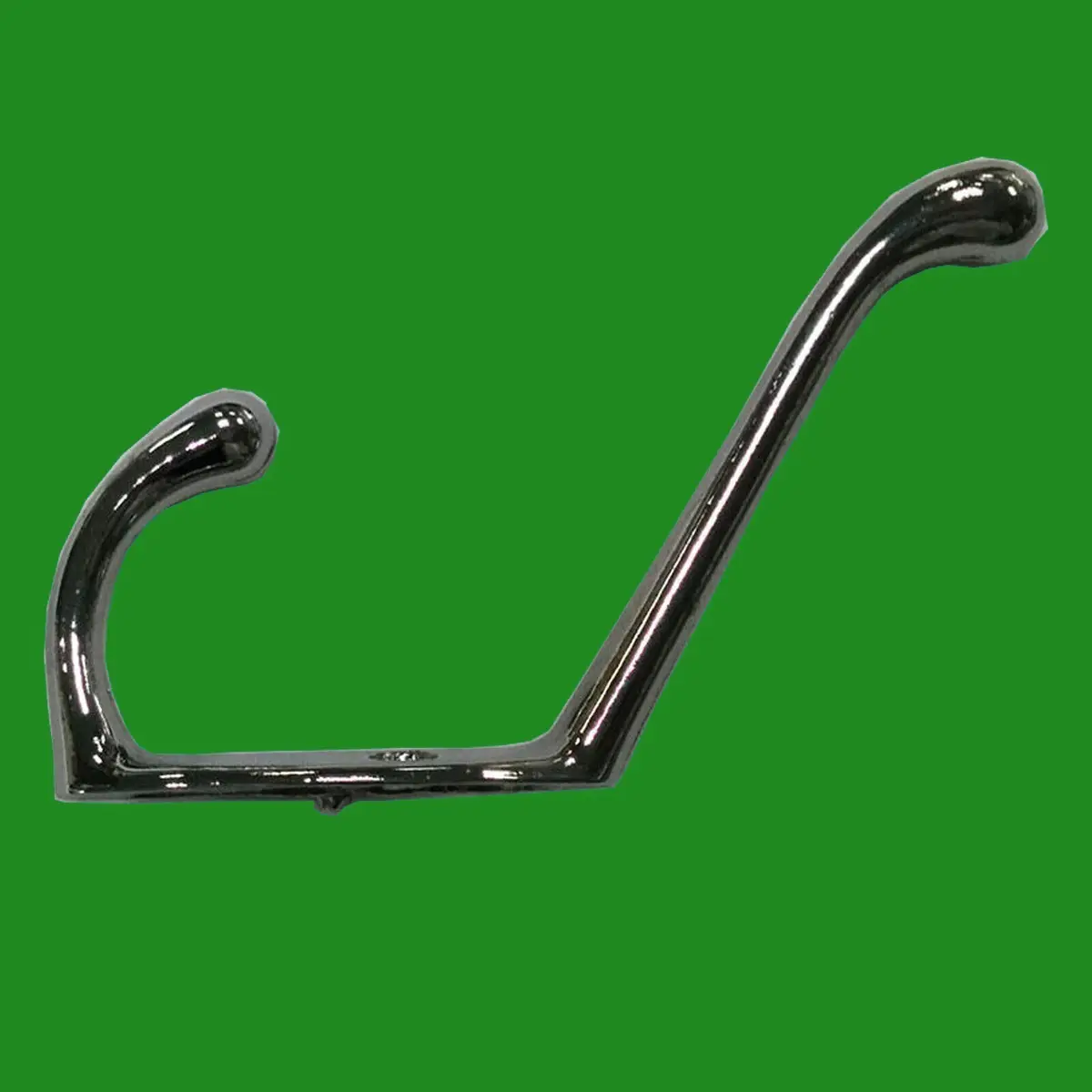 4x Chrome Plated Double Hat and Coat Hook, Wardrobe, Cloakroom, Two Hooks - image 3 | Free standard UK delivery included | Discount Quality Products