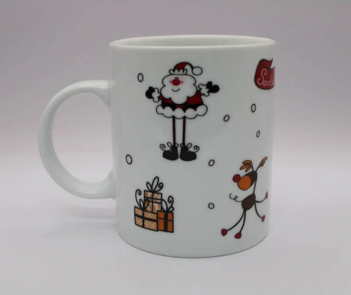 Christmas Themed 2 Mugs/Cups, Santa's Milk Tumbler & Juice Glass, Kids Set of 4 - image 2 | Free standard UK delivery included | Discount Quality Products