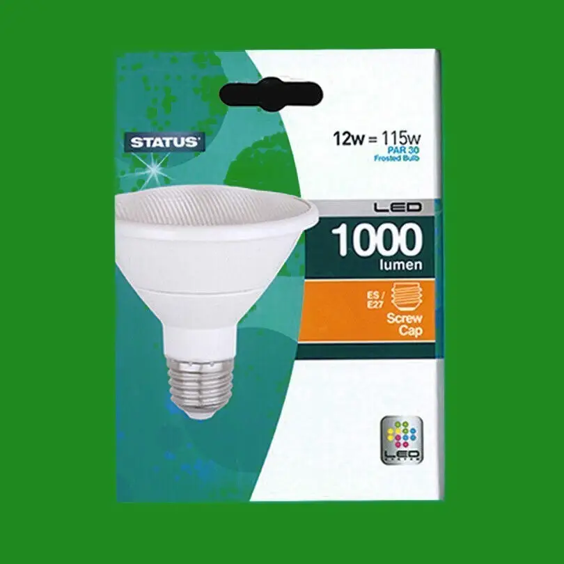 2x 12W PAR30 LED Ultra Low Energy Spot Light Bulb ES E27 Security Lamp - image 3 | Free standard UK delivery included | Discount Quality Products