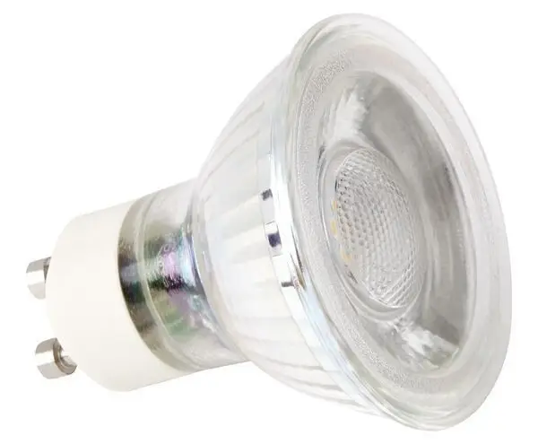 3x 4W (=50W) GU10 Glass LED Spot Light Bulbs 3000K Warm White Lamps 38 Deg