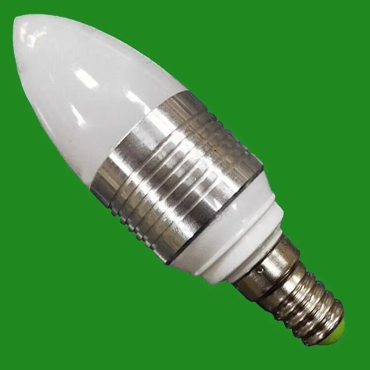 6x 3W LED E14 SES Ultra Low Energy Candle Light Bulbs 3000K Warm White Lamps