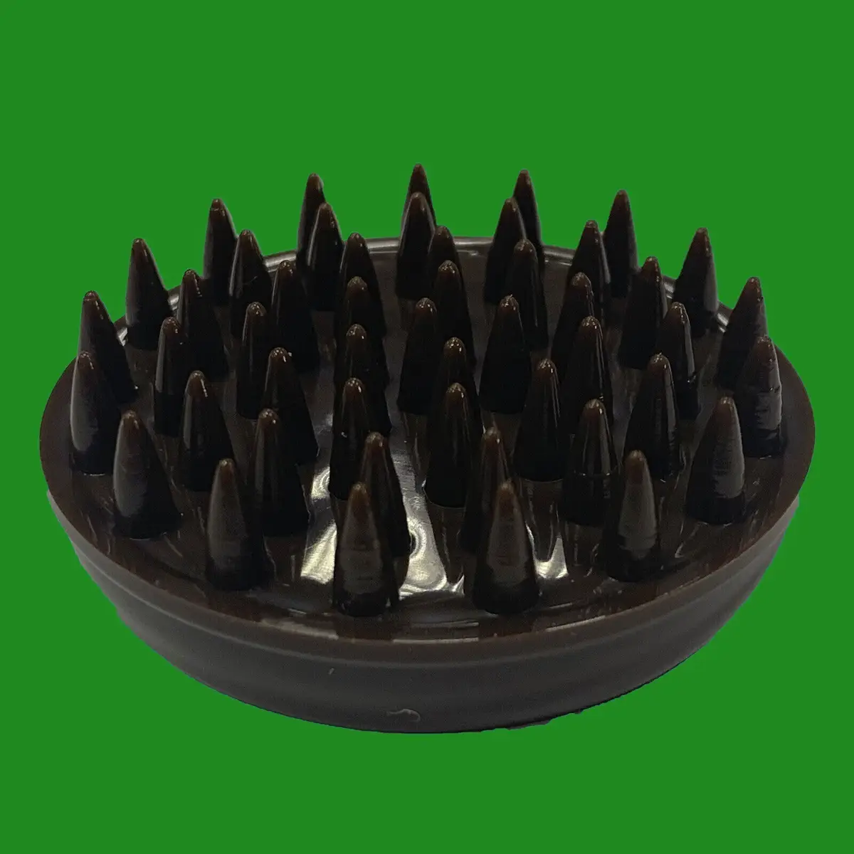 1x 46mm Brown Spiked Castor Cup Anti Slide Floor Carpet Furniture Protector - image 2 | Free standard UK delivery included | Discount Quality Products