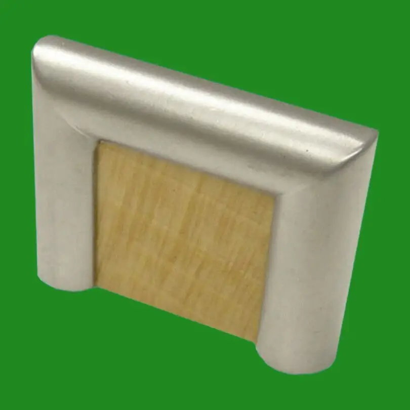 12x Cosmopolitan Beech Pull Handle 32mm, Cabinet, Wardrobe, Knobs Kitchen Drawer