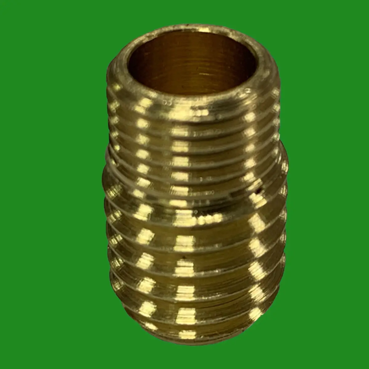 4x Brass Wood Nipple Screw 10mm x 7/16" Whitworth Desk Lamp Thread Converter