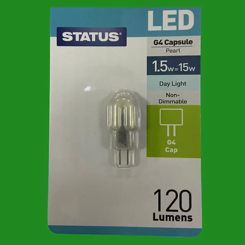 12x 1.5W (=15W) G4 12V Capsule LED 6500K Day Light Bulb, Halogen Replacement - image 2 | Free standard UK delivery included | Discount Quality Products