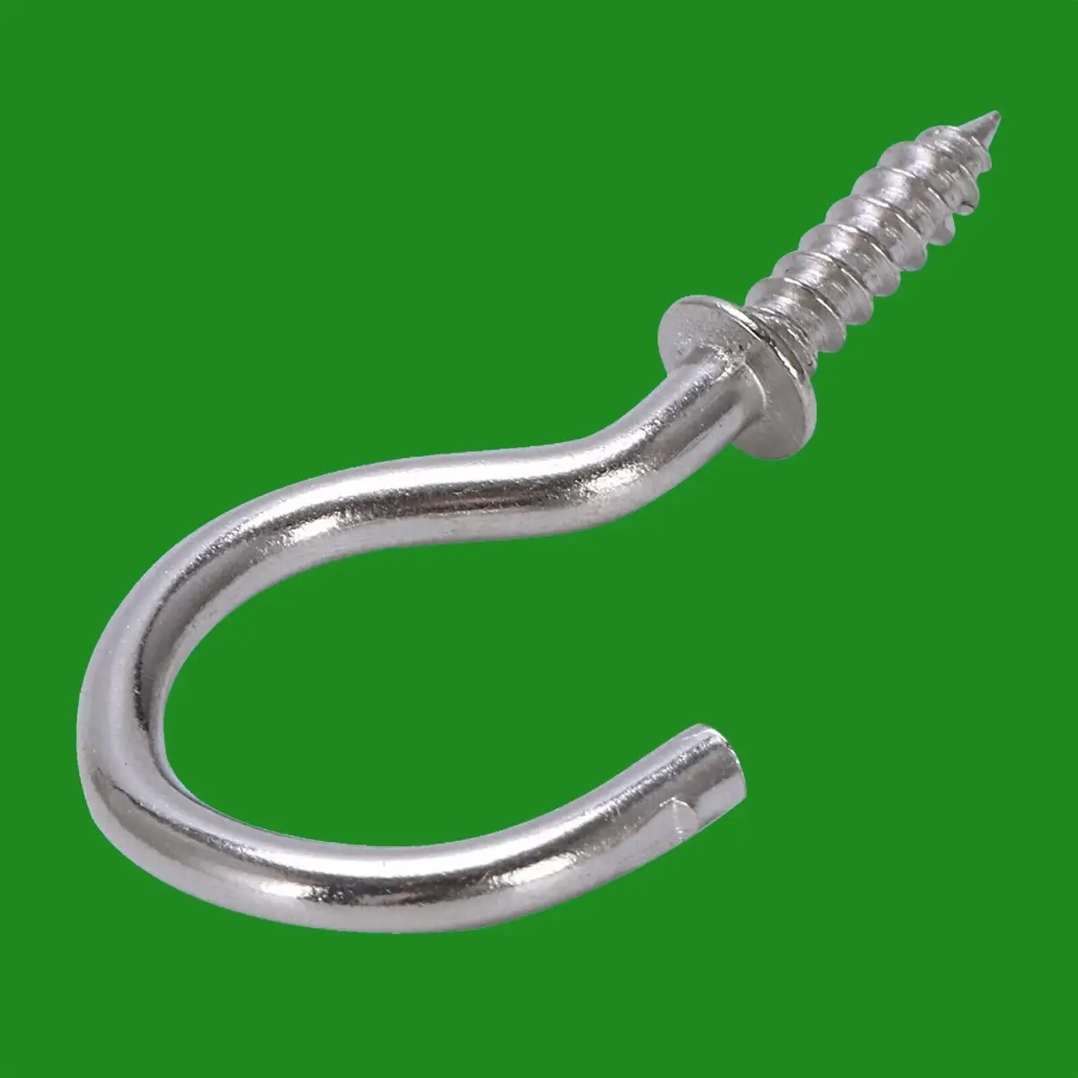 50x 25mm (1") Cup Hook Shouldered Dresser, Screw in, Wall Hanging, Kitchen