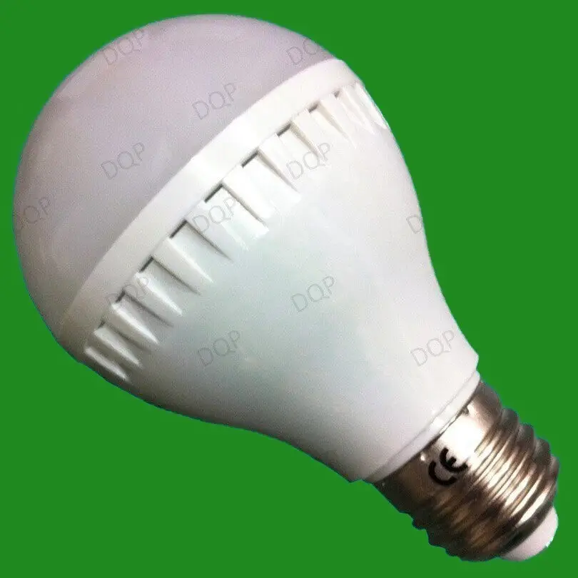2x 6W LED GLS Globe Ultra Low Energy Instant On Light Bulbs, Screw, ES E27 Lamps