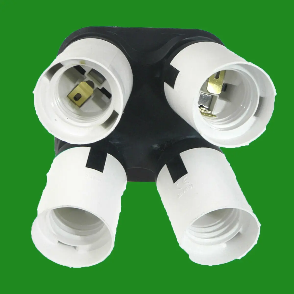 4 in 1 E27 Socket Adaptor, E27 to 4 E27 Convertor Photography Studio Light Lamp - image 3 | Free standard UK delivery included | Discount Quality Products