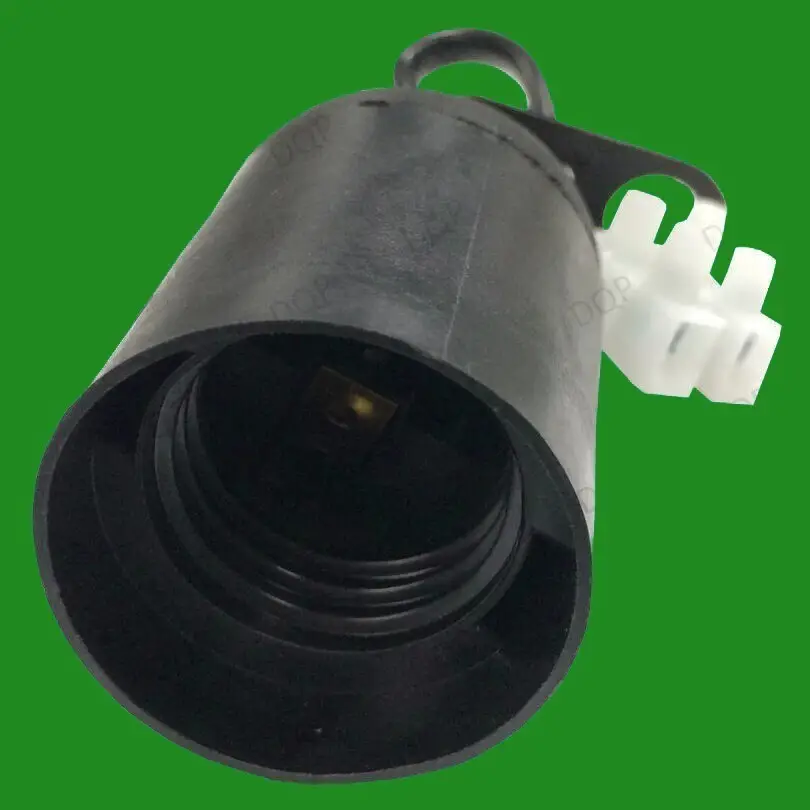 4x Black Edison Screw ES E27 Light Bulb Lamp Holder M10 Socket + Terminal Block - image 2 | Free standard UK delivery included | Discount Quality Products