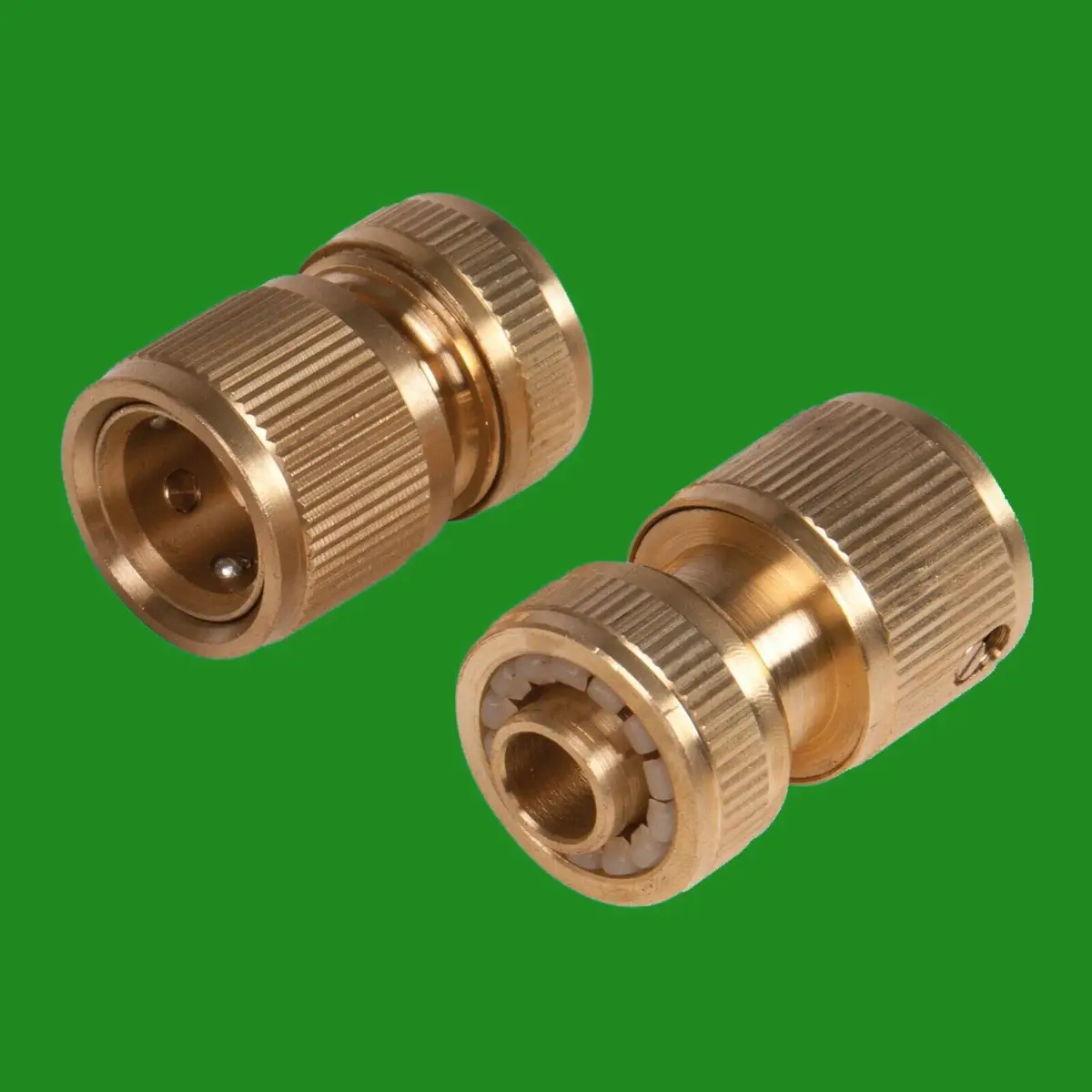 1x Brass 4 Piece Fitting Set, Hose Pipe & Tap Connector, Gardening, Watering - image 4 | Free standard UK delivery included | Discount Quality Products