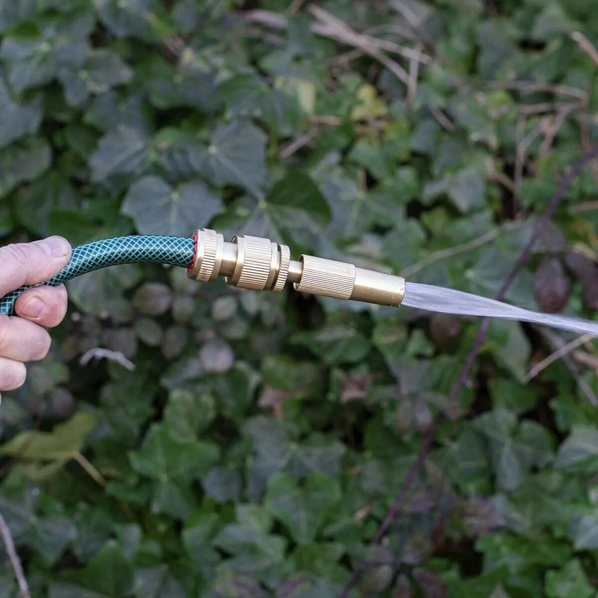 1x Brass 4 Piece Fitting Set, Hose Pipe & Tap Connector, Gardening, Watering - image 7 | Free standard UK delivery included | Discount Quality Products