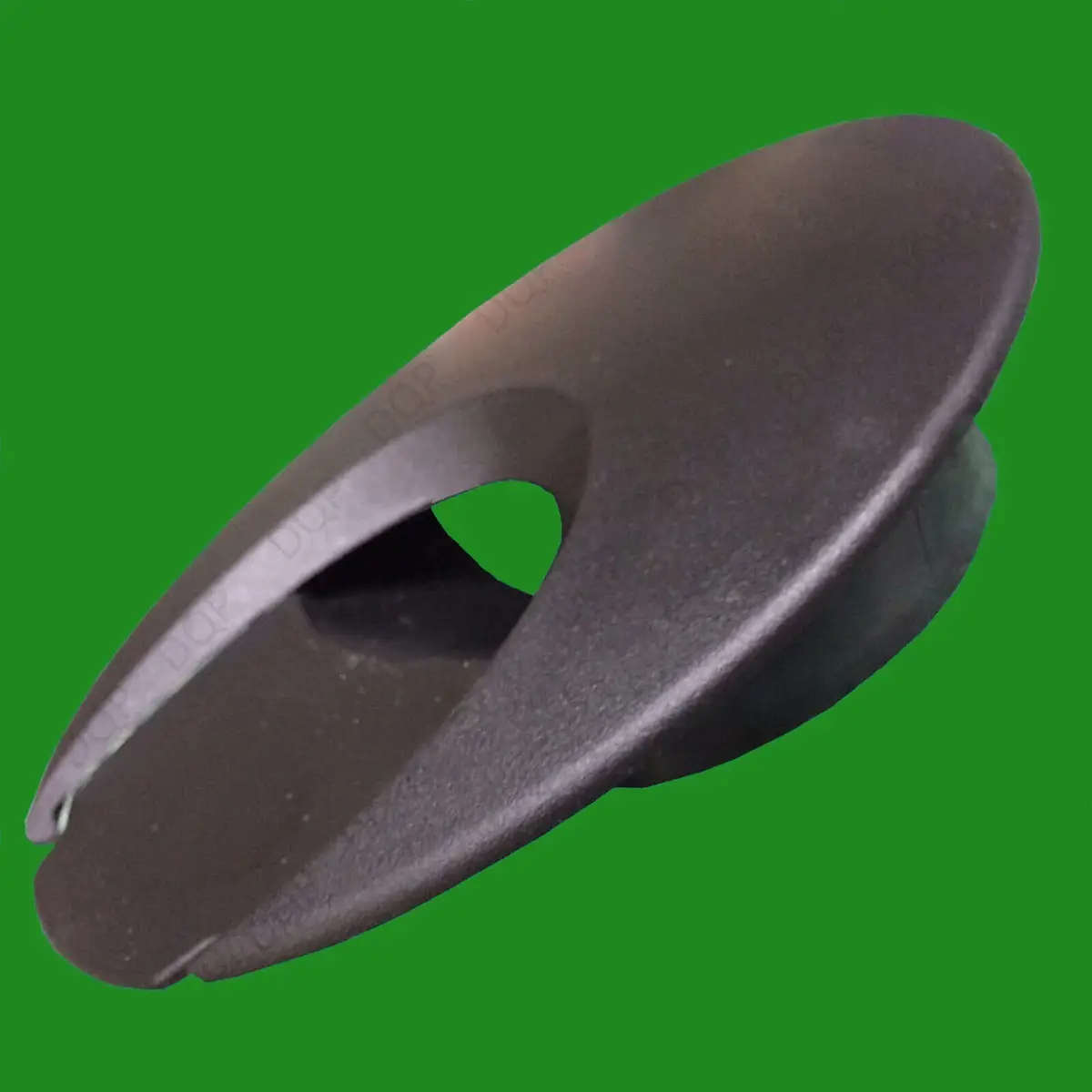 4x 80mm Black Domed Grommet Computer Office Table Oval Cable Tidy Outlet Cover
