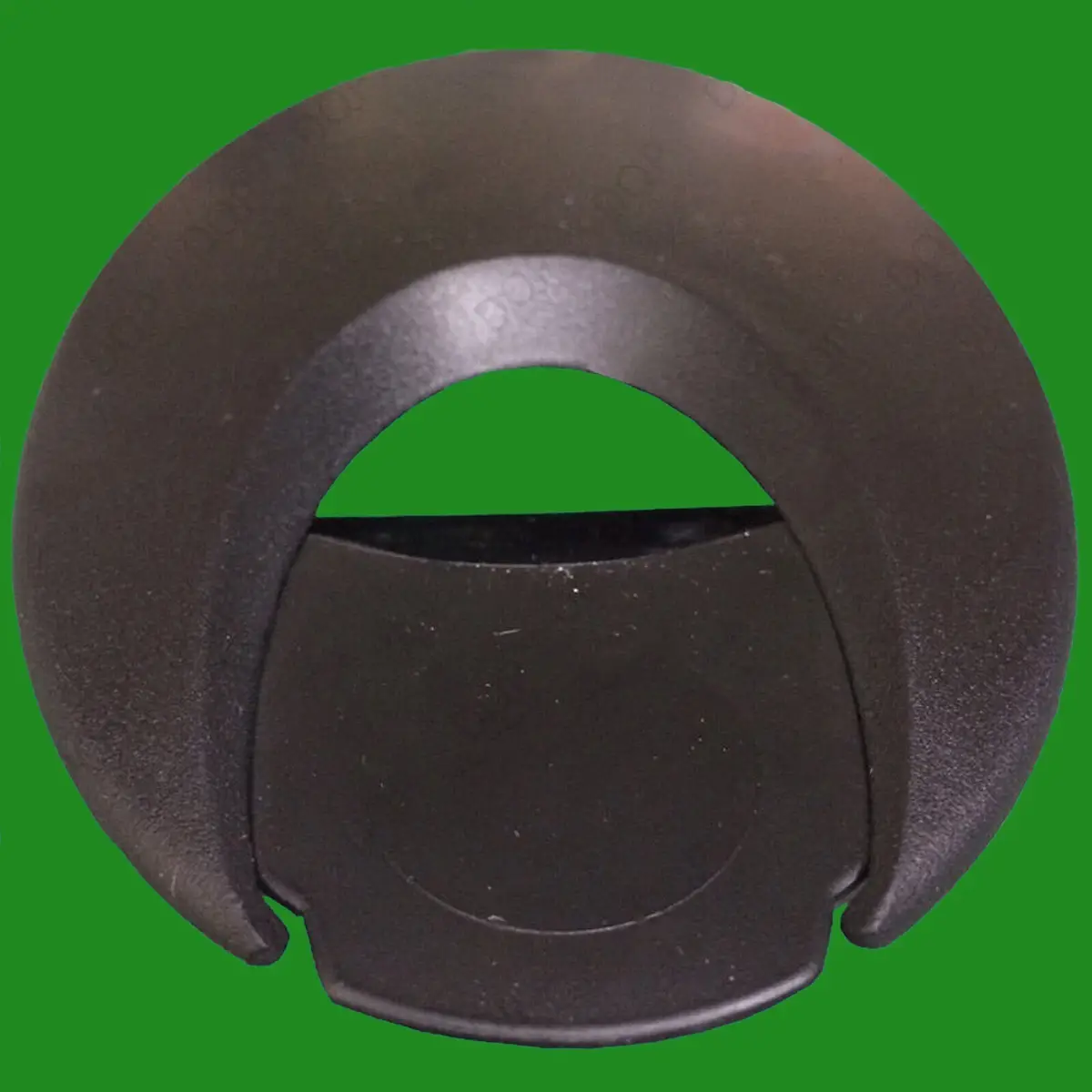 4x 80mm Black Domed Grommet Computer Office Table Oval Cable Tidy Outlet Cover - image 2 | Free standard UK delivery included | Discount Quality Products