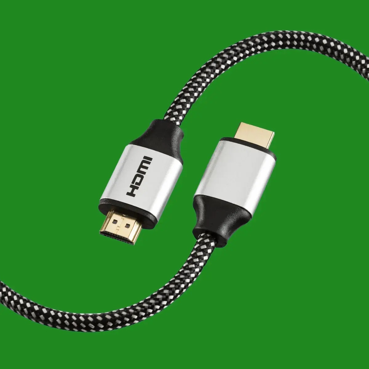 2x 2m HDMI 2.1 Braided 8k 60Hz 48Gbps Ultra High Speed Gold Plated TV Cable HDR