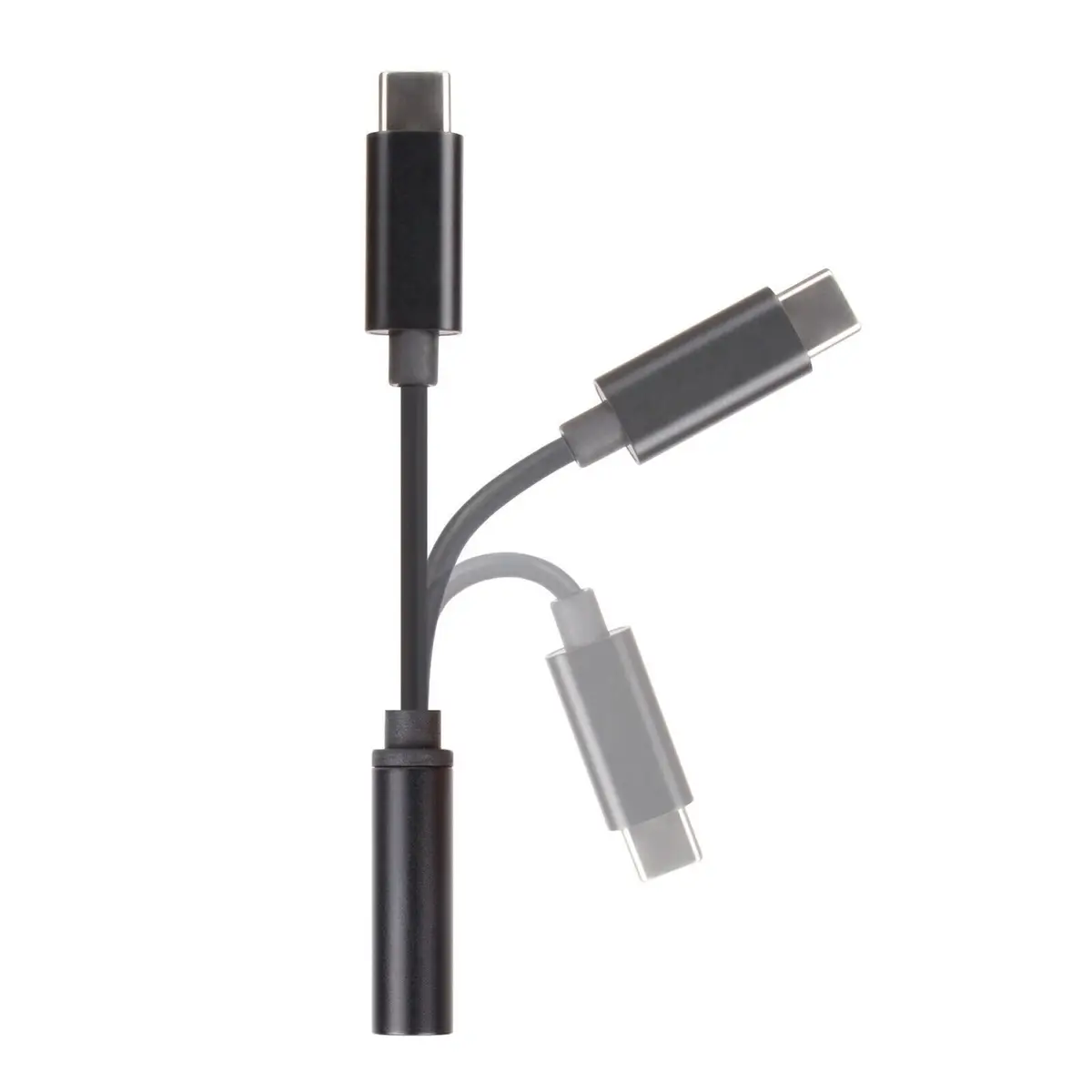 1x Male USB Type-C to Female 3.5mm Headphone Jack, Adaptor Convertor Cable 120mm - image 4 | Free standard UK delivery included | Discount Quality Products