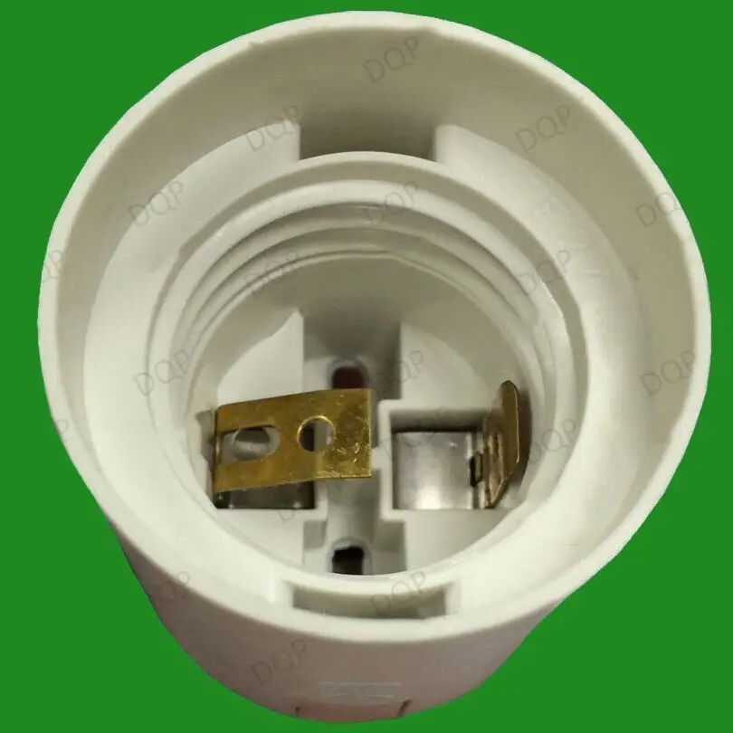 10x White Edison Screw ES E27 Light Bulb Lamp Holder M10 Socket + Terminal Block - image 4 | Free standard UK delivery included | Discount Quality Products