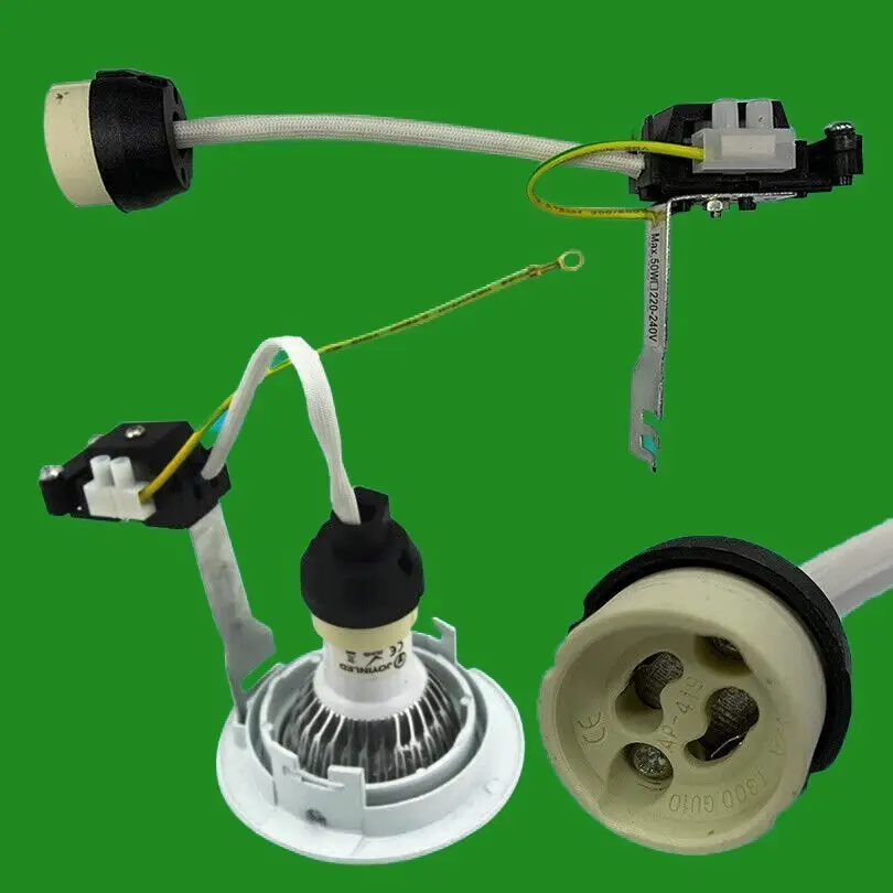 25x GU10 Ceramic Socket Heat Resistant Downlight With L-Bracket and Junction Box - image 4 | Free standard UK delivery included | Discount Quality Products